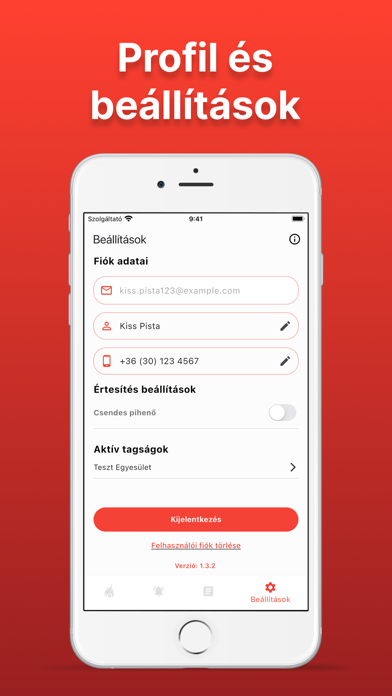 Önkéntes Tűzoltó Riasztó Screenshot