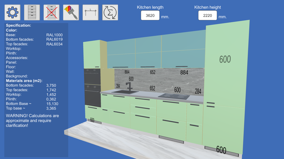#4. Kitchen Editor Line (iOS) 由: Sergii Melnyk