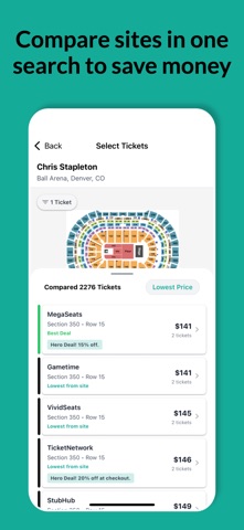 TicketHero: Compare Tickets Screenshot 1 of 5