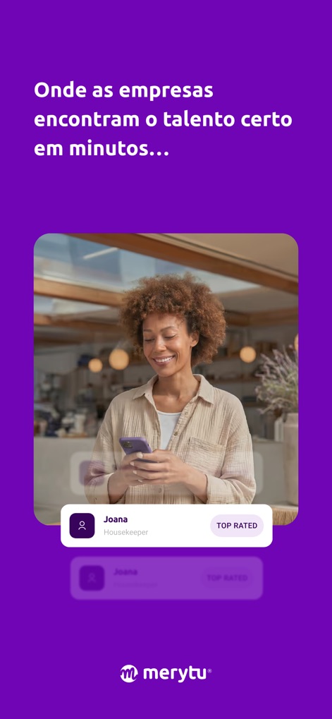 merytu - 企業は専門家のプロフィールカードと「TOP RATED」バッジを通じて、求めるスキルと評価を持つ人材を迅速に見つけることができます。