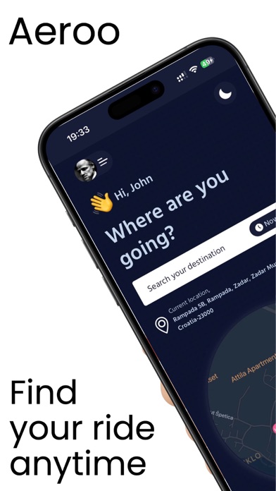 Screenshot #1 pour Aeroo - Request a ride
