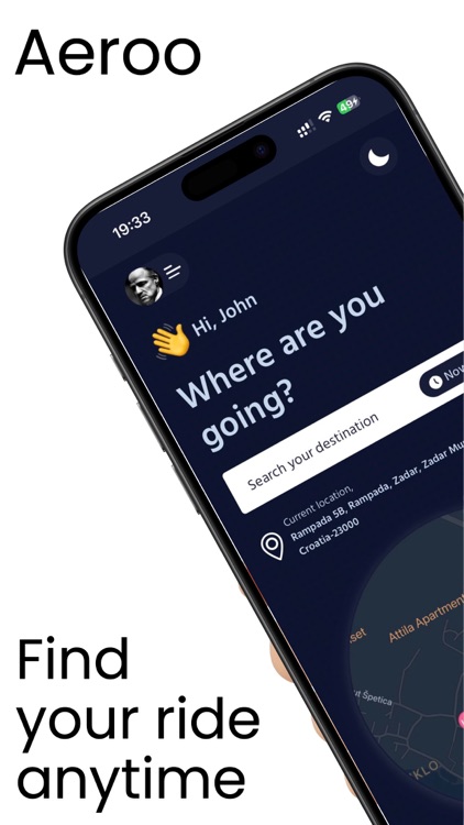 Aeroo - Request a ride