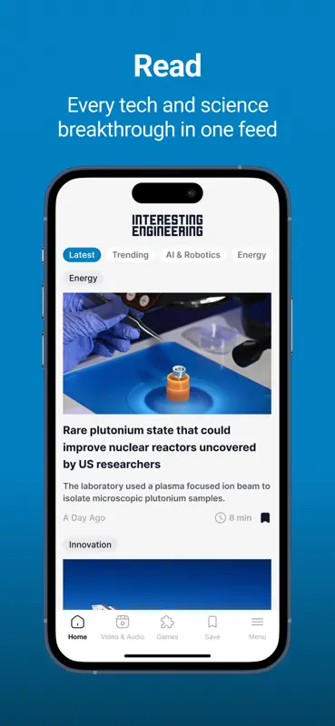 Interesting Engineering: News screenshot 2 of 6