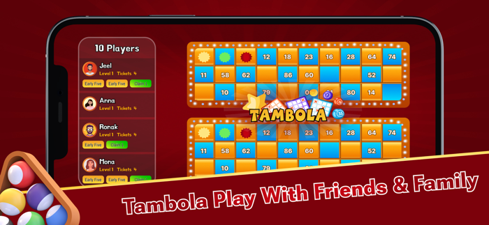 Tambola Housie Game  Bingo 90