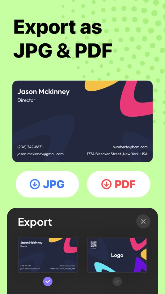 #6. Business Card Maker· (iOS) 由: Le Giang Nam