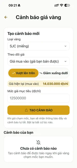 Tích Sản: Giá Vàng & Tài Sản screenshot 3