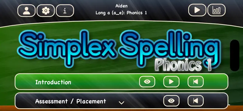 Simplex Spelling Phonics 1 screenshot 1 of 9