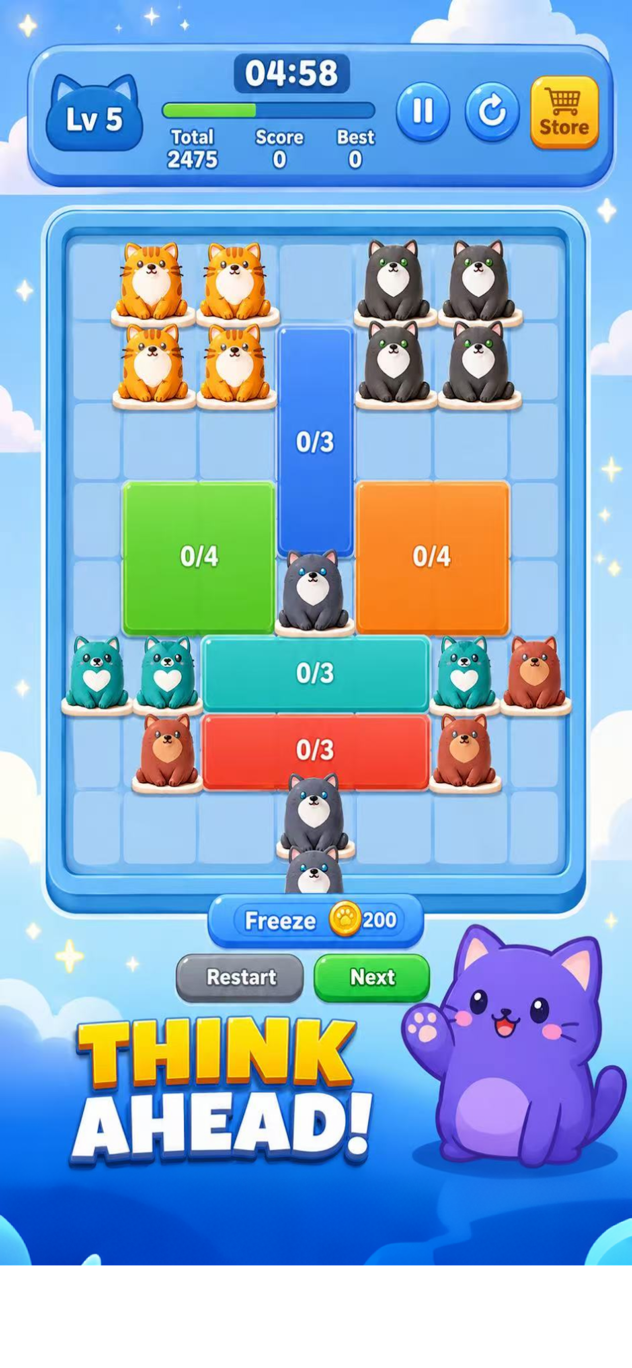 Cozy Blocks: Color Match screenshot 2