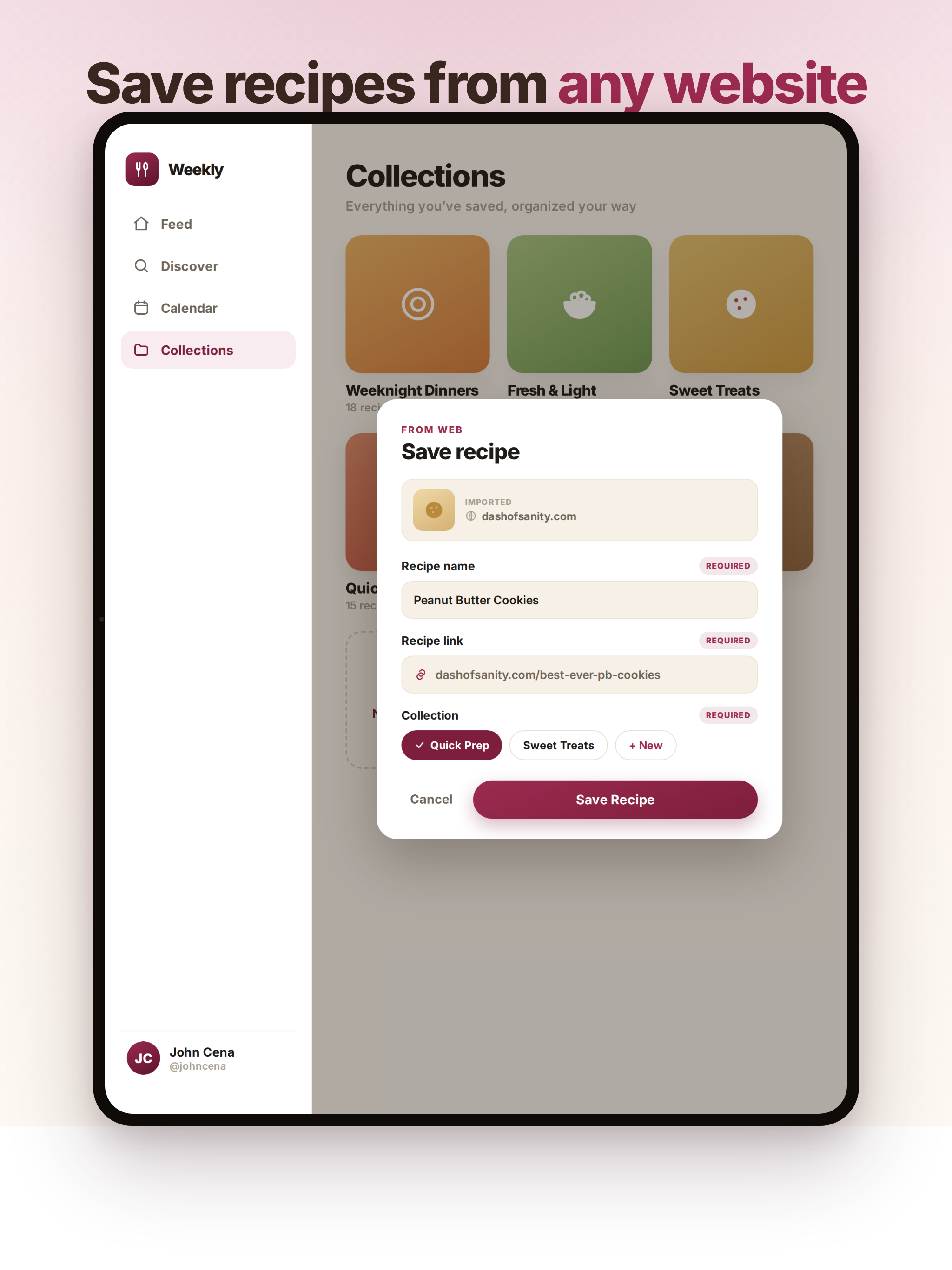 MealCal - Social Meal Planning screenshot 7