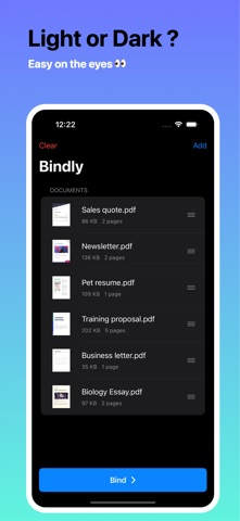 PDF Merger - Bindly Screenshot 6 of 7
