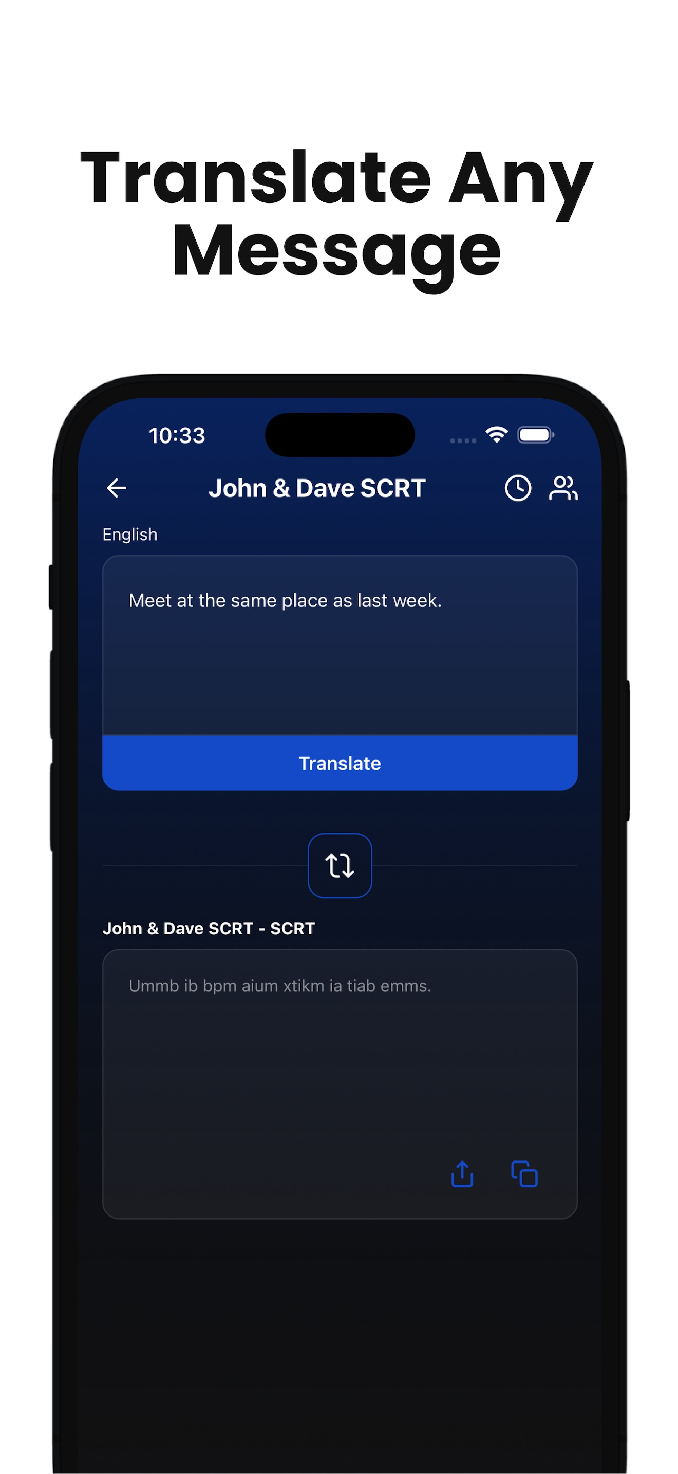 SCRT Chat - Secure Messages