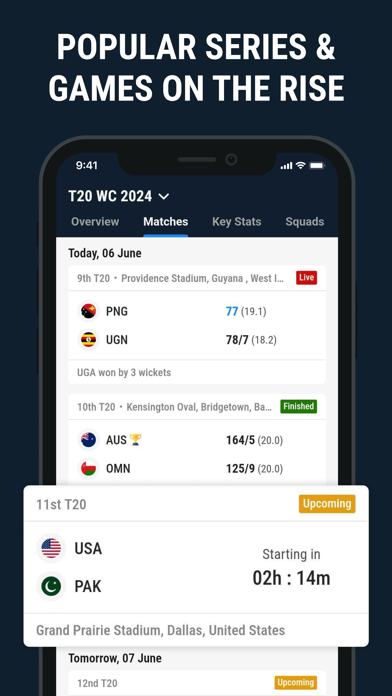 CricLive :Live Score Live line Screenshot