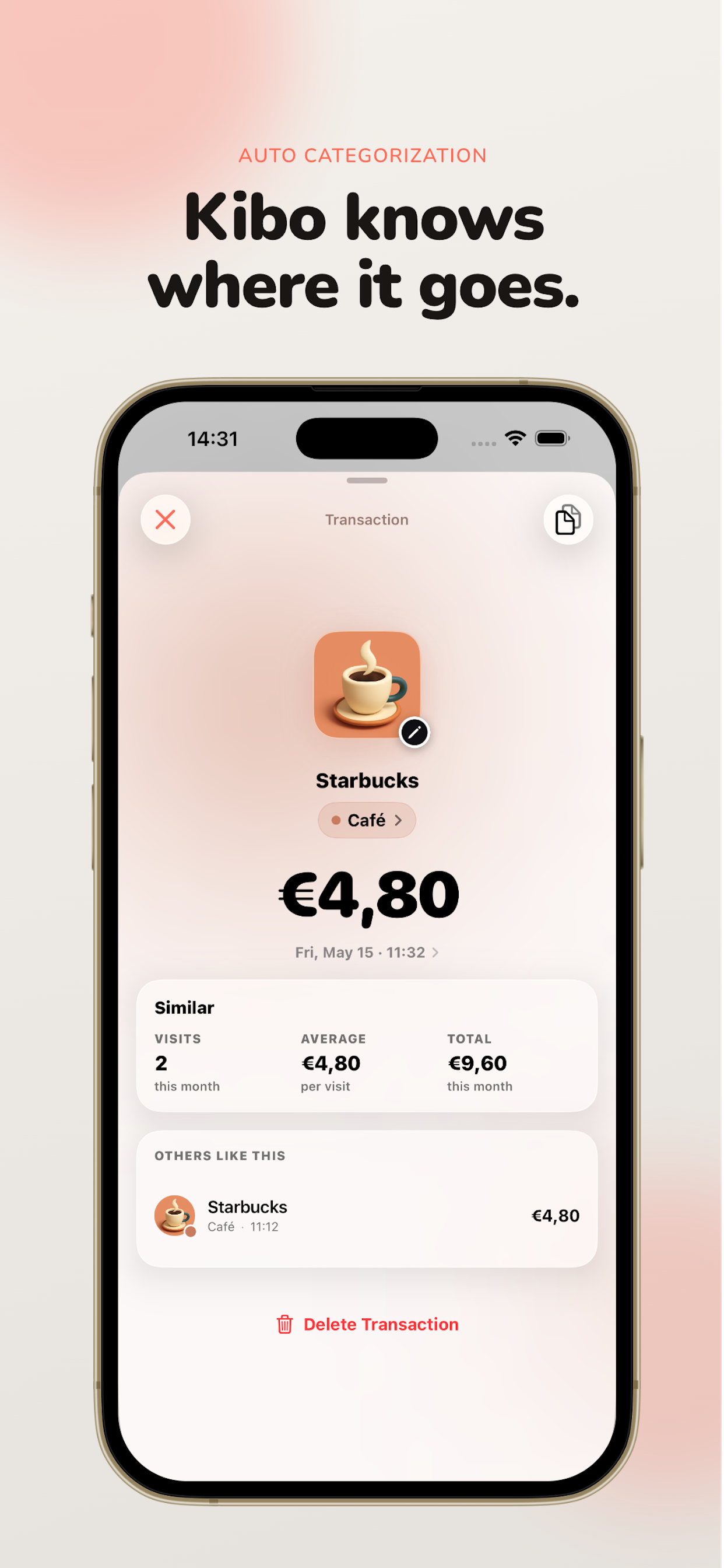 Kibo: Smart Money Tracker screenshot 4
