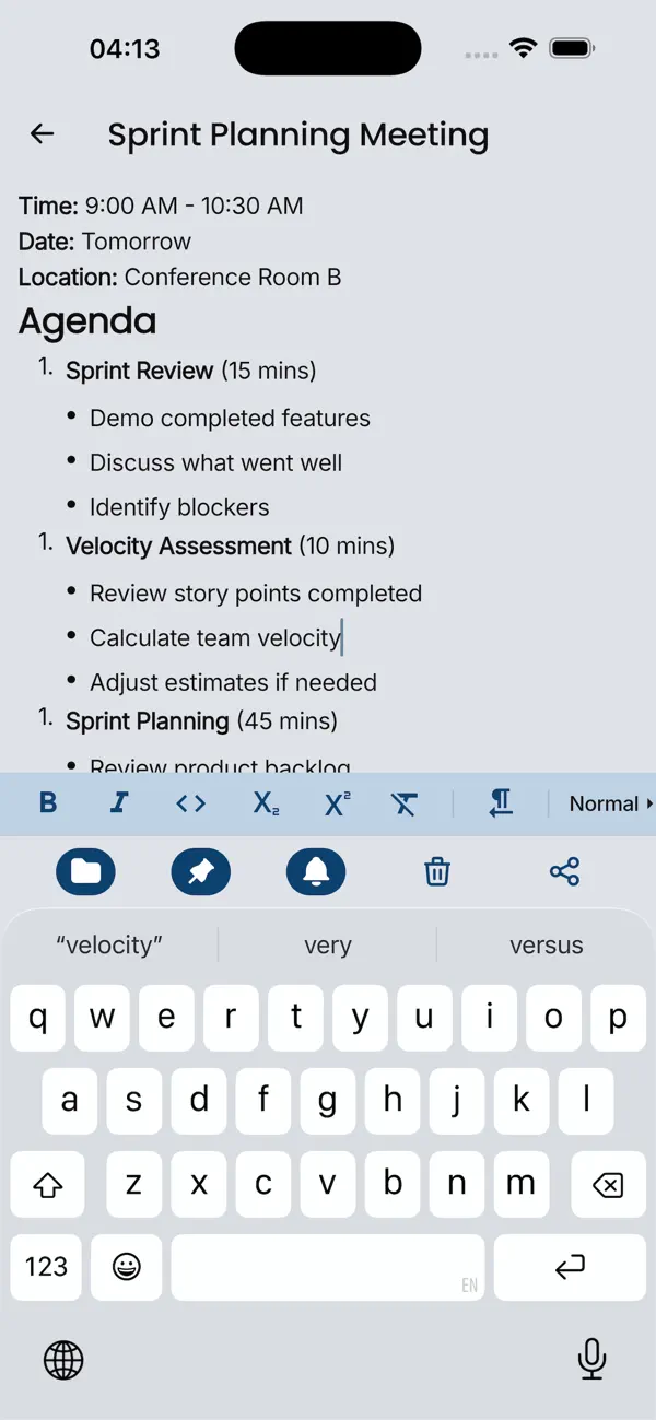 #4. NineNotes (iOS) By: DTECH SOLUTIONS