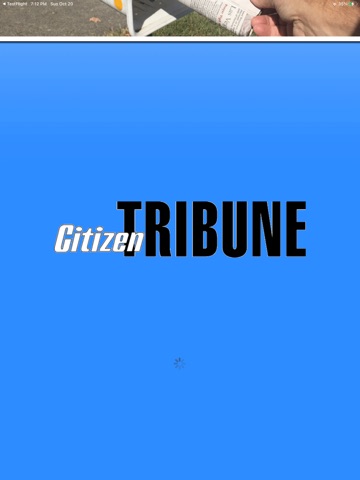 Citizen Tribune iPad screenshot