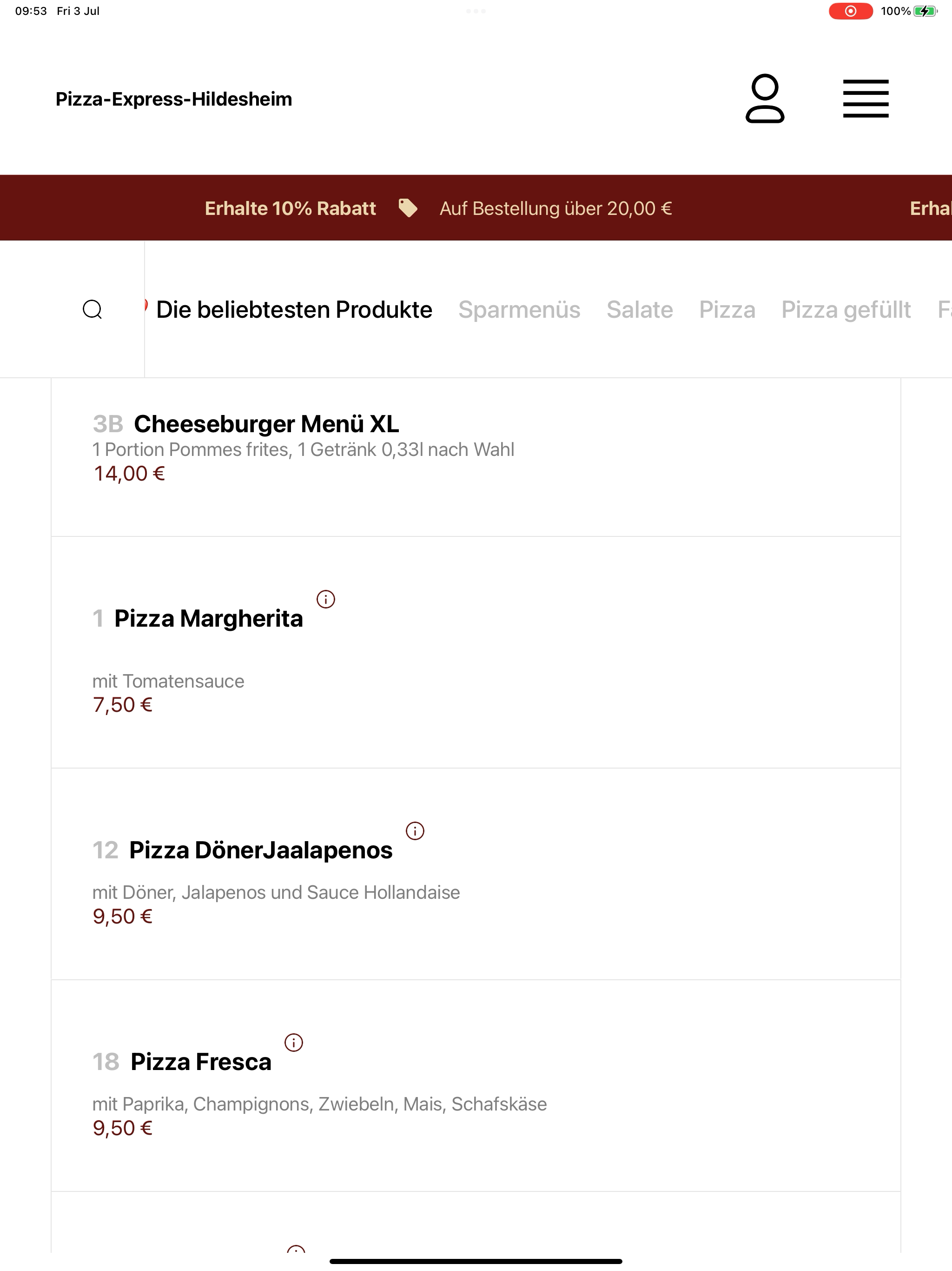 Pizza-Express-Hildesheim screenshot 14