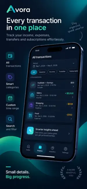 Avora: Expense Tracker screenshot 3