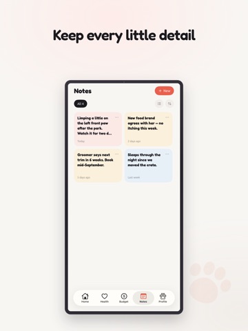 TailwagHaven: Pet Care Tracker iPad screenshot