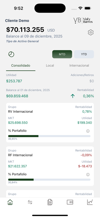 VyB Capital App Screenshot 1 of 3
