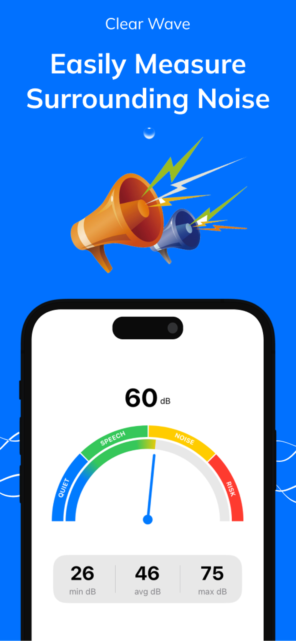 Clear Wave - Sound Level Meter