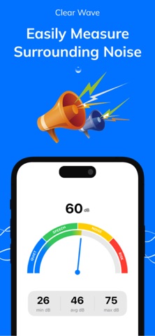 Clear Wave - Sound Level Meter Screenshot 3 of 4