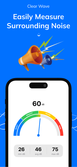 Clear Wave - Sound Level Meter Screenshot 3 of 4