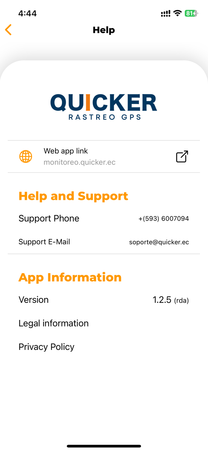 Quicker Monitoreo Vehícular