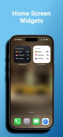 CountryLog: Days tracker screenshot