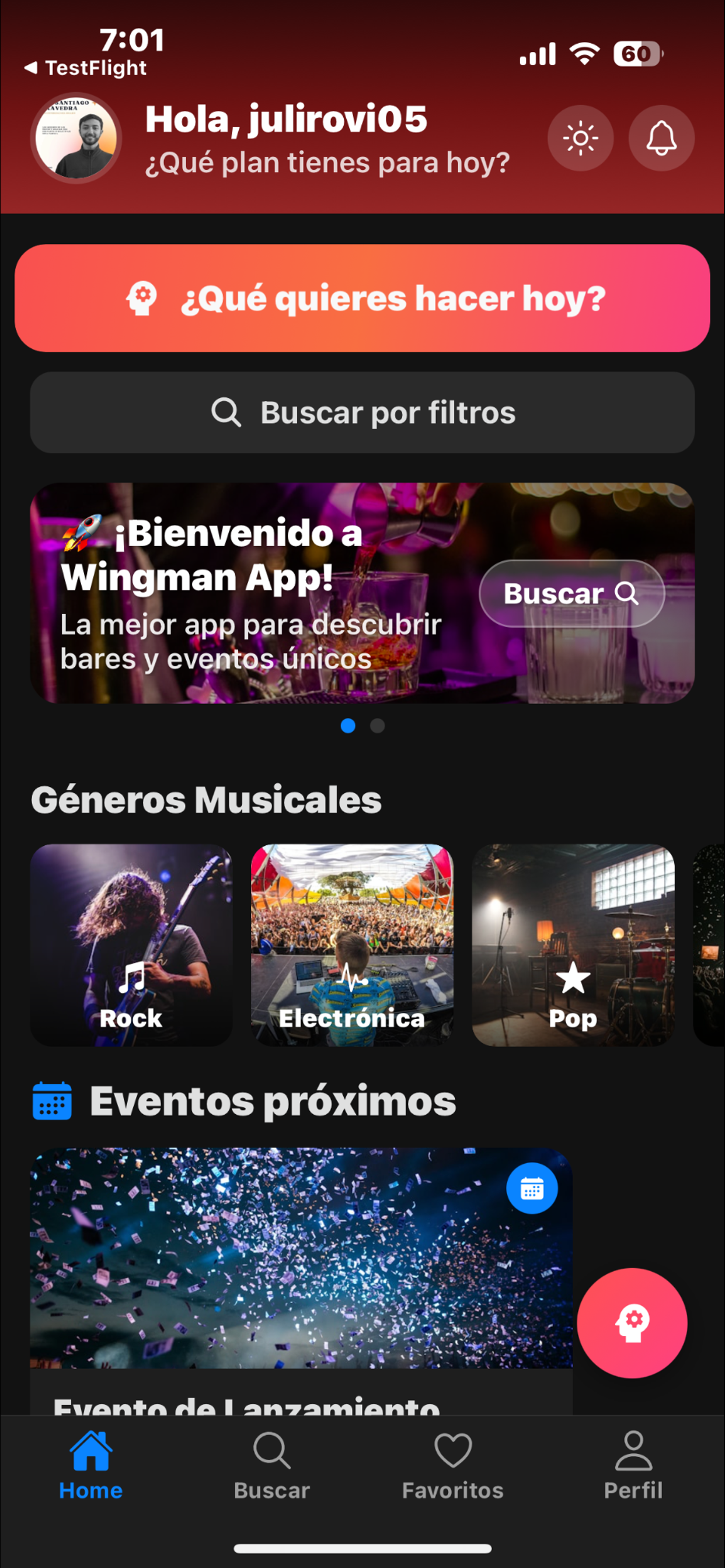 Wingman APP Bares y Discotecas screenshot 2