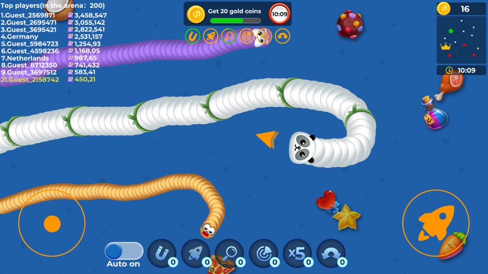 #2. Snake Zone .io - Fun Snake (iOS) 由: Lesou Technology Co., Limited