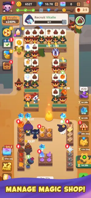 MagiLotl: Idle Wizard Tycoon screenshot 3