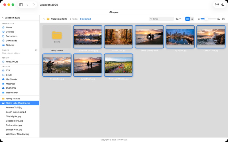 Glimpse Image Browser screenshot