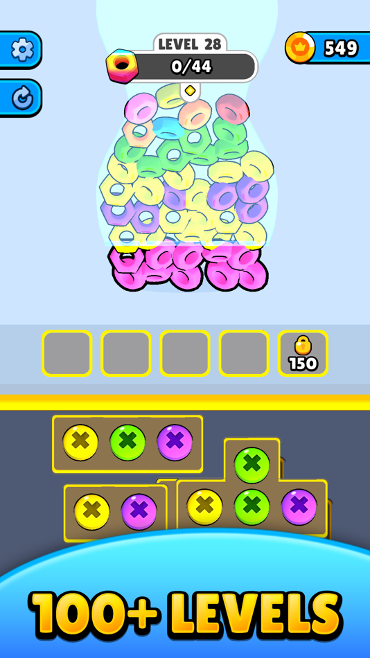 #3. Screw Sort 3D! (iOS) 由: Jakub Szolomicki