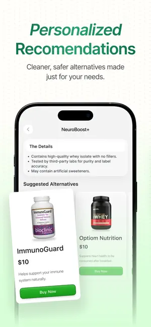 Supplement Scanner: Amino screenshot 3