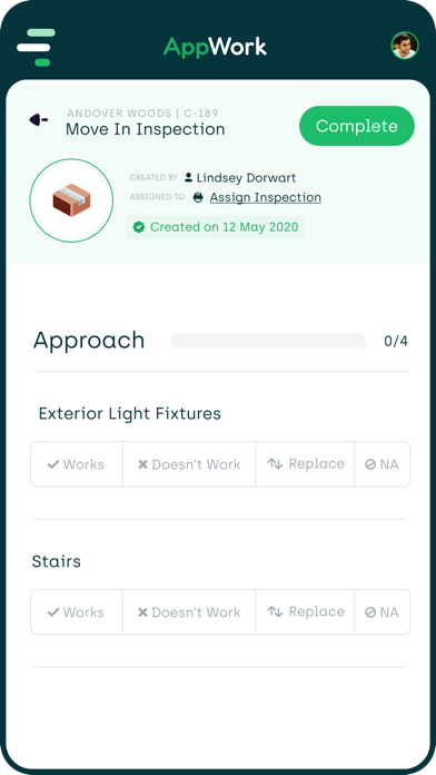 AppWork Admin Screenshot
