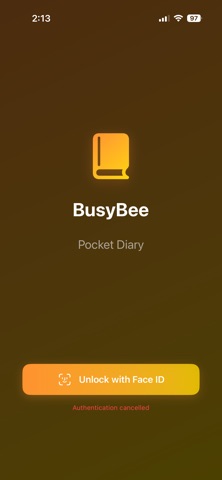 BusyBee Pocket Diary screenshot