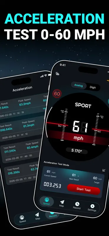 Speedometer GPS : MPH Tracker screenshot 9 of 10