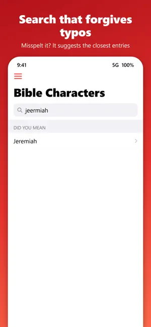 Bible Characters Dictionary screenshot 3