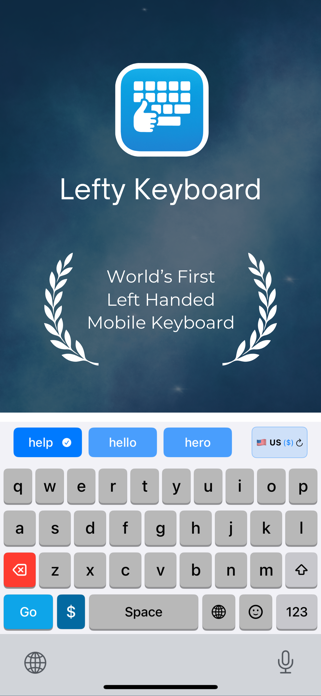 Lefty Keyboard Screenshot 1 of 6