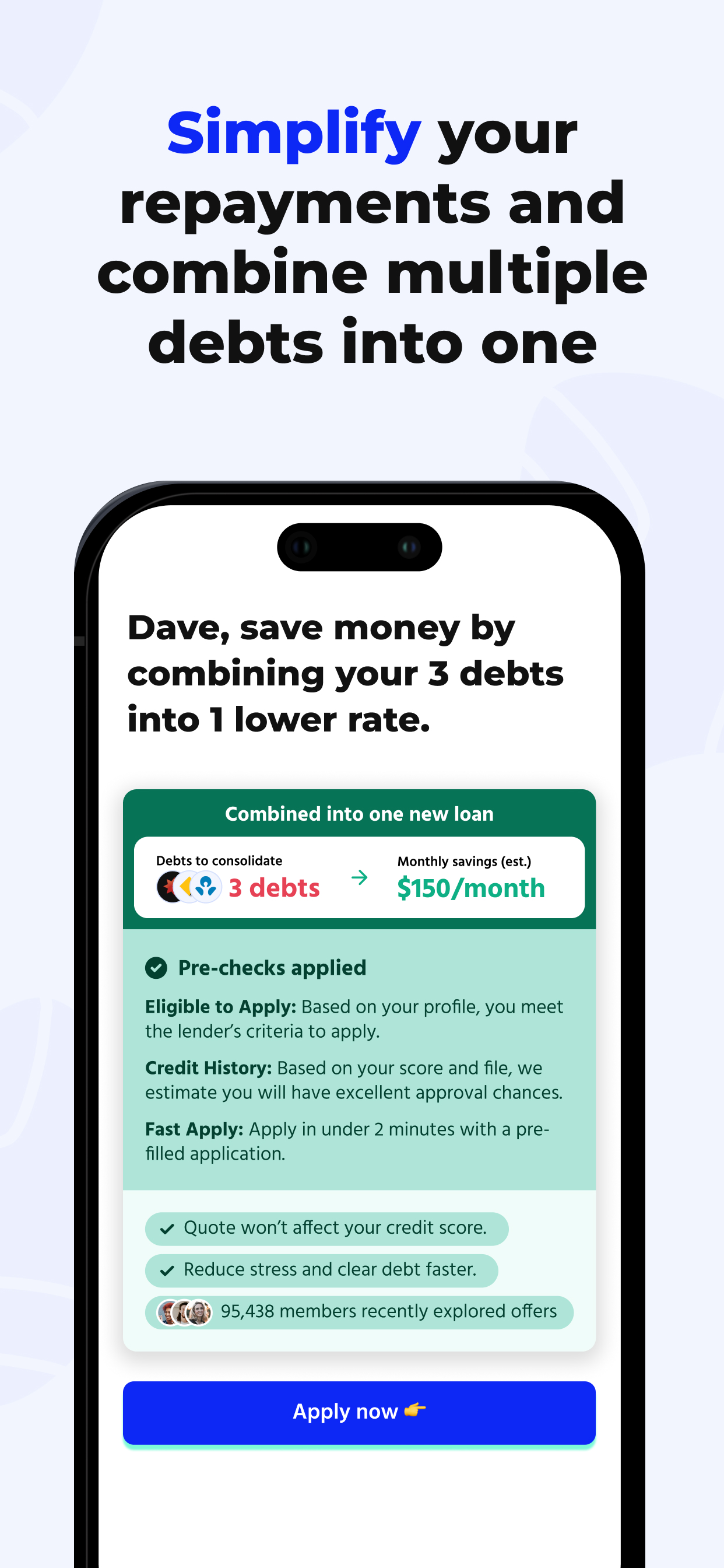 WeMoney: Pay off debt faster screenshot 4