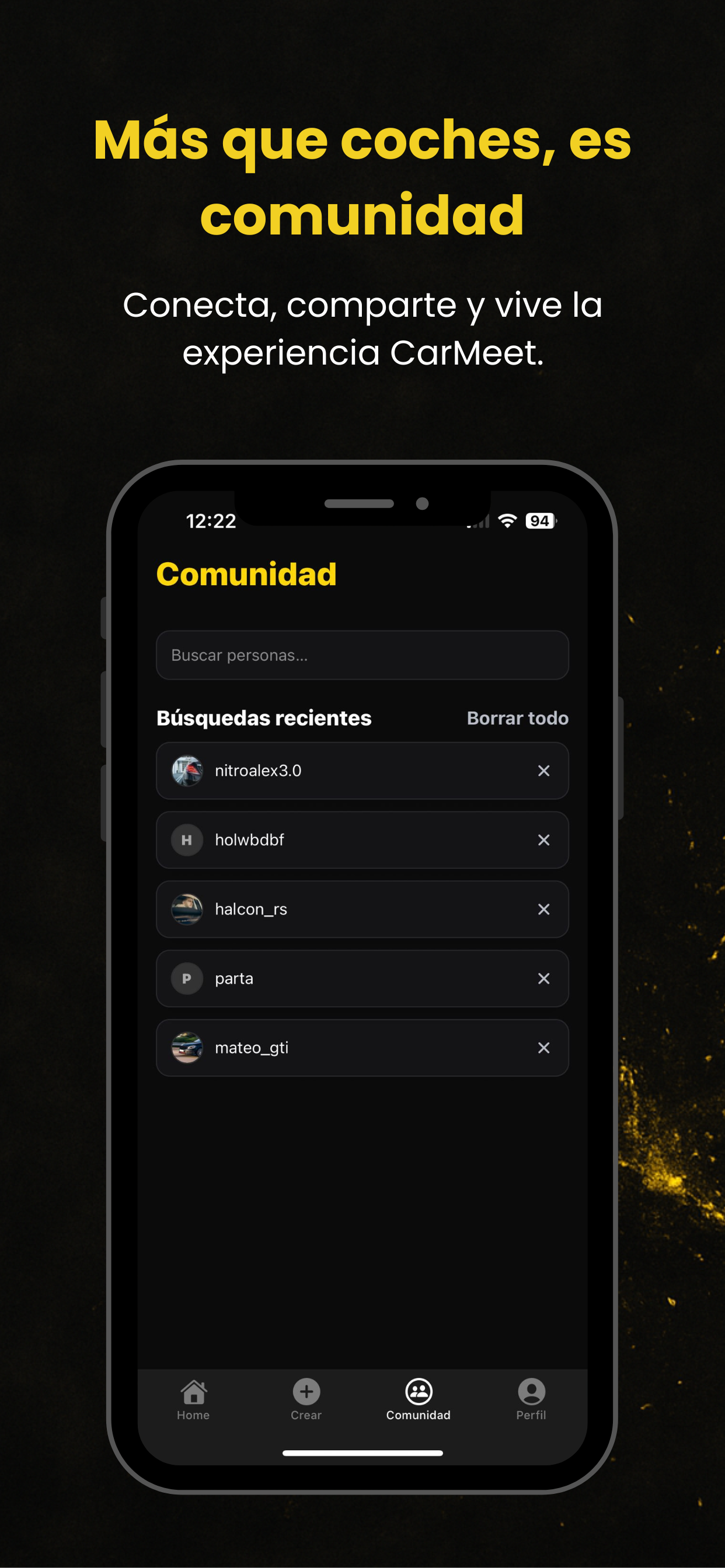 CarMeet – Quedadas de coches