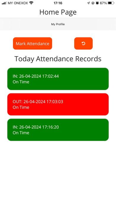 IMA Attendance App Screenshot 3 of 3