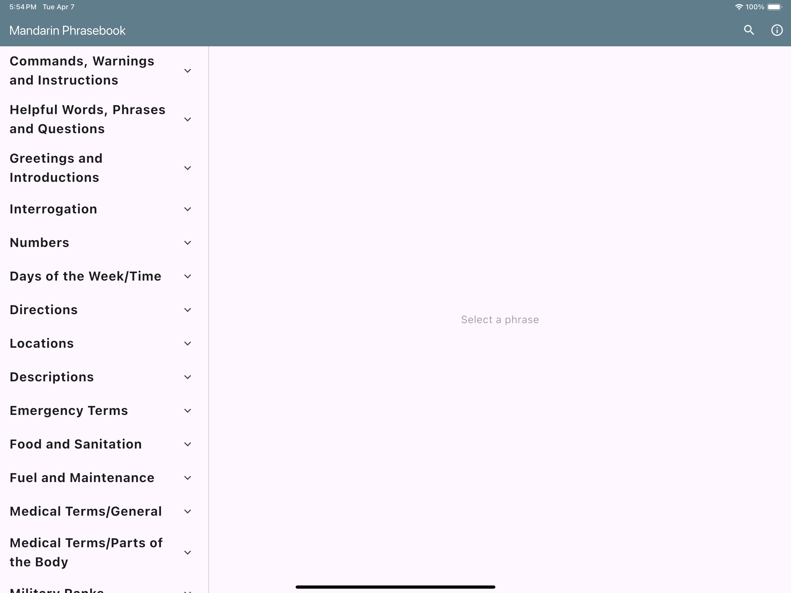 Mandarin Phrasebook screenshot 11