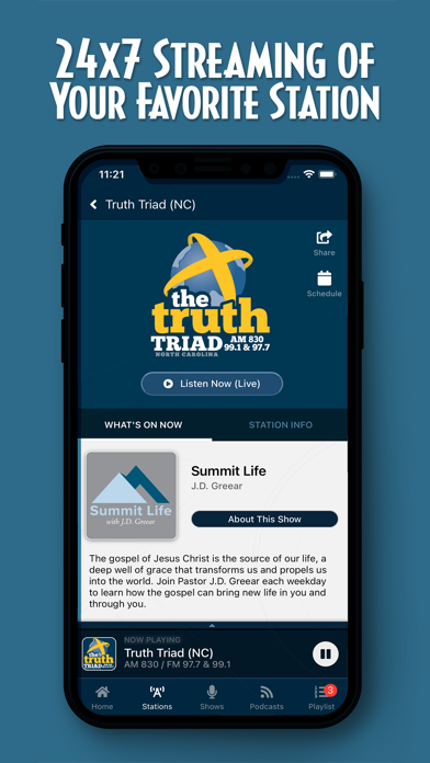 Screenshot #3 pour Truth Network Radio