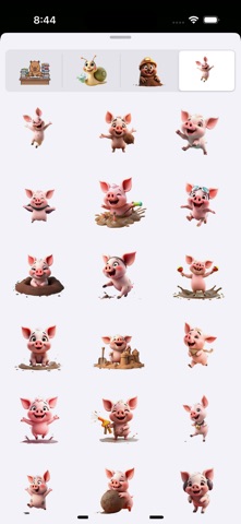 Happy Critters Sticker Set Screenshot 4 of 5