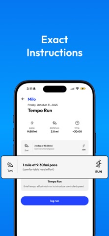 Milo: Personalized Run Plans Screenshot 4 of 5