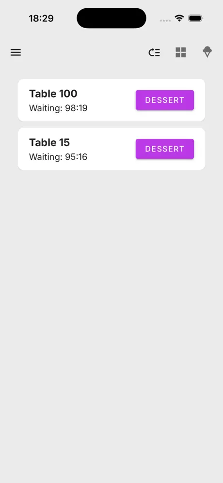 DessertApp screenshot 2
