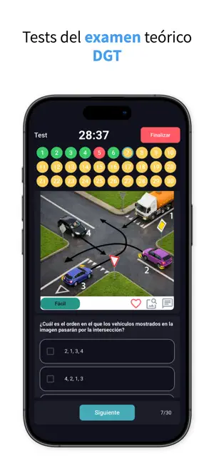 Test de conducir - TraficoTest iPhone screenshot 1