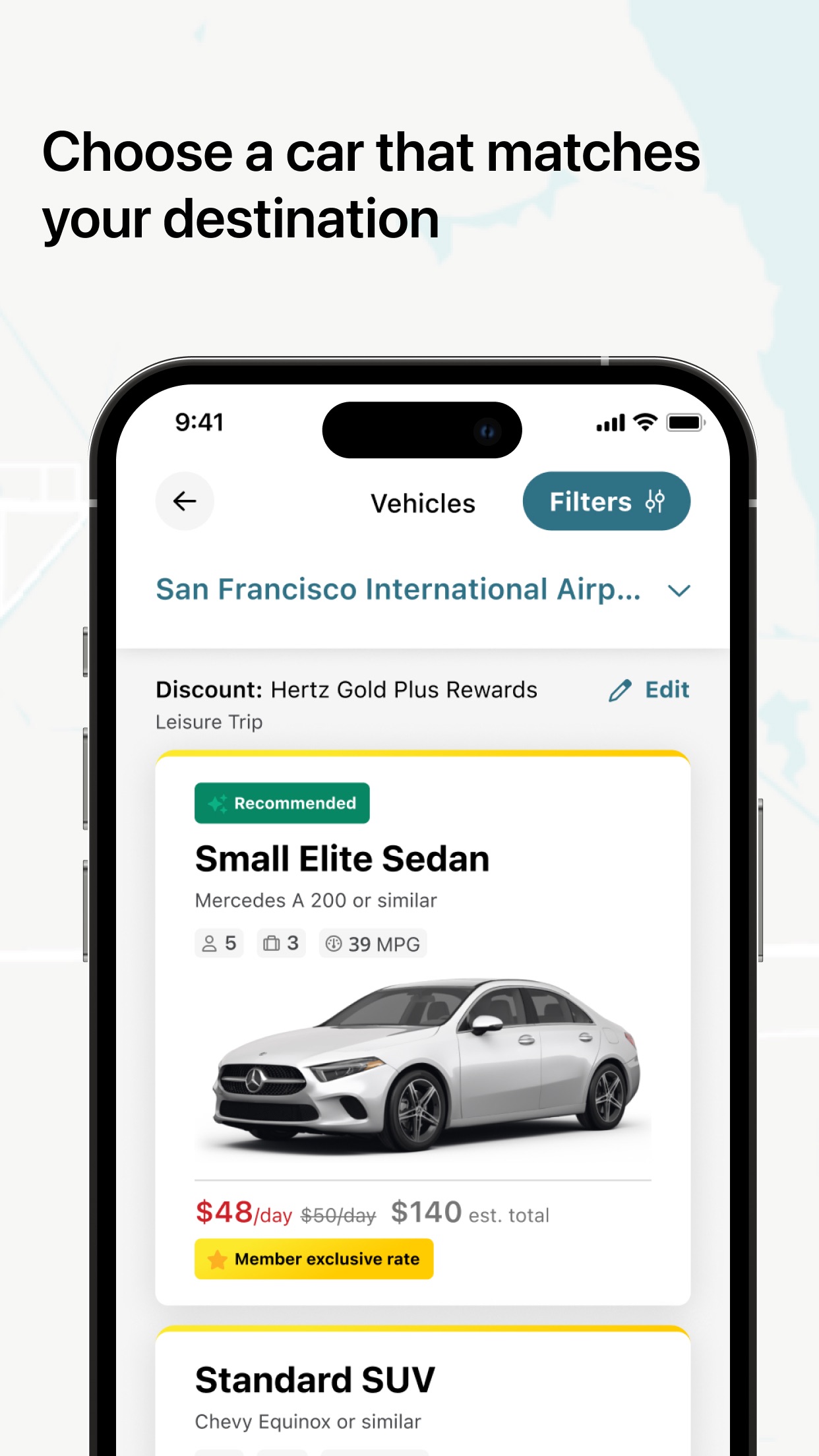 Hertz Rental Car, EV, SUV, Van screenshot 5