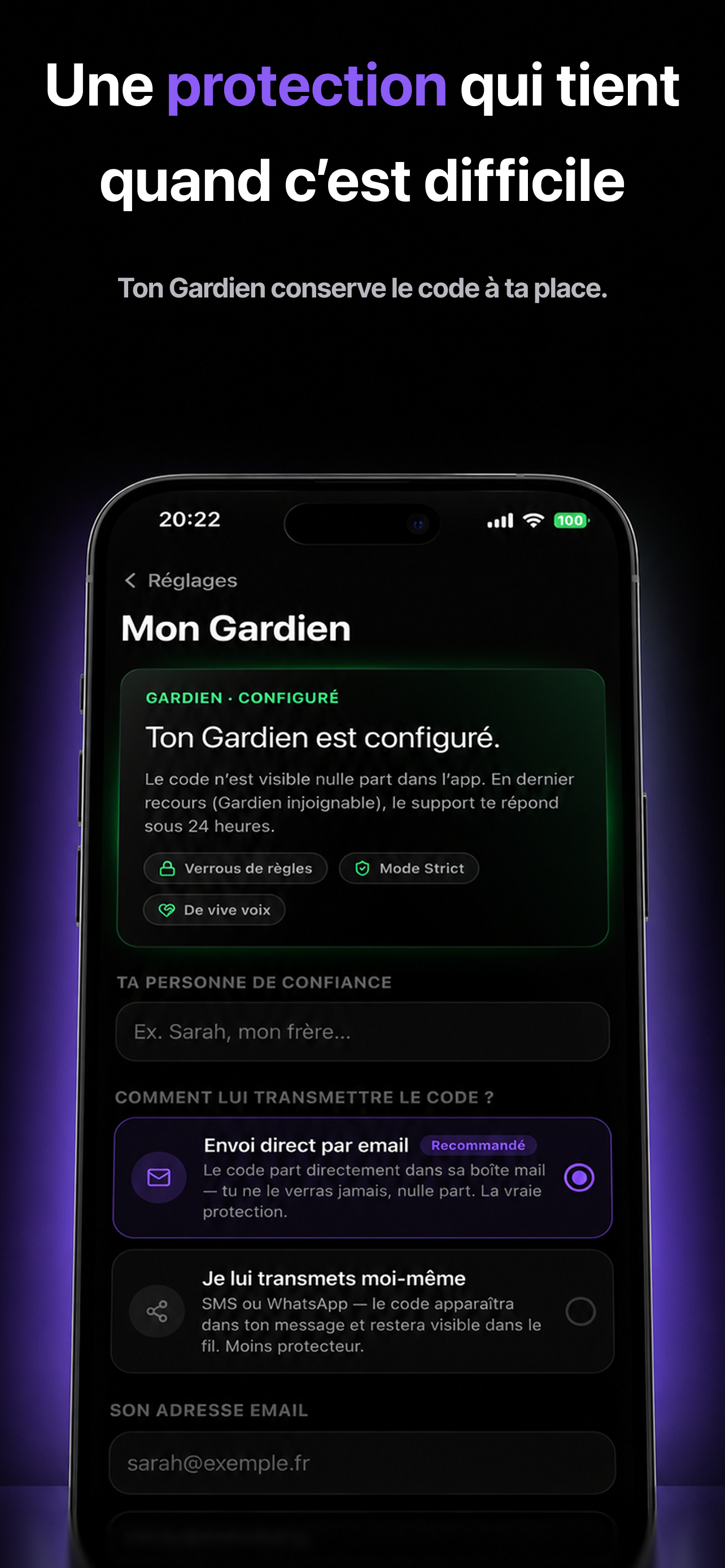 Kairos: bloqueur sans jugement screenshot 2
